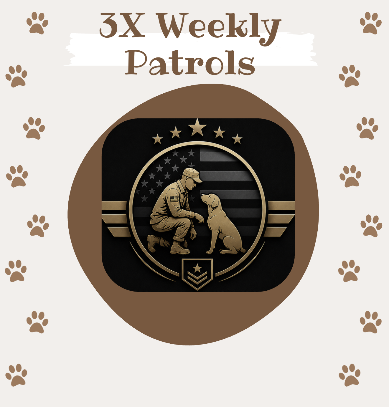 3 Weekly Advanced Patrols