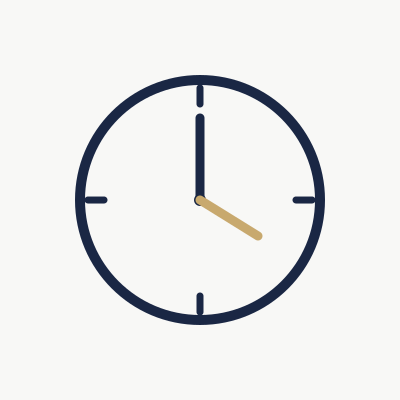 Clock to show patience