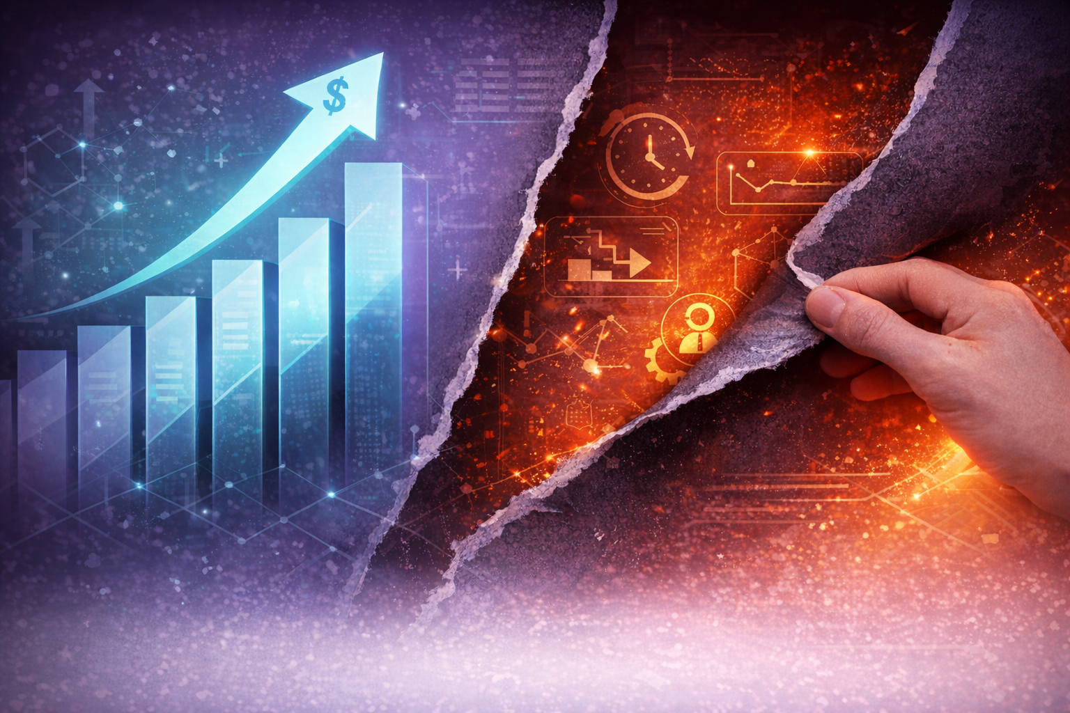 You're growing. Your valuation isn't.