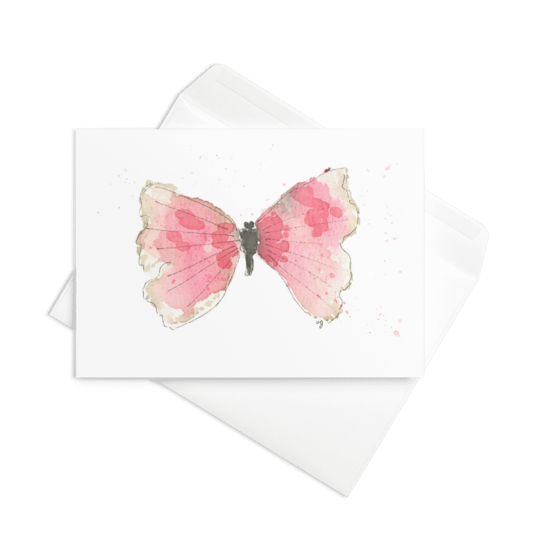 You Give Me Butterflies - Greeting Card