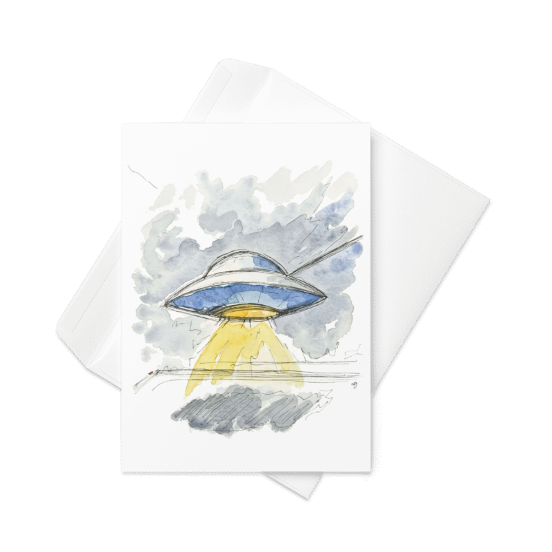 They Are Here - Greeting Card