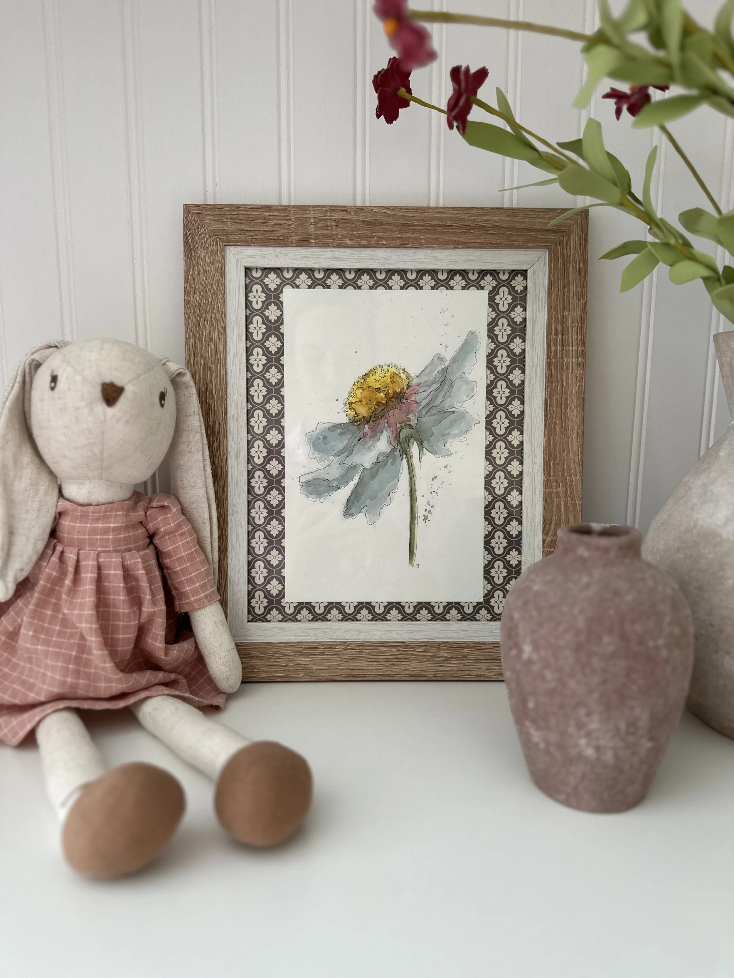 Baby Blue - Framed Original