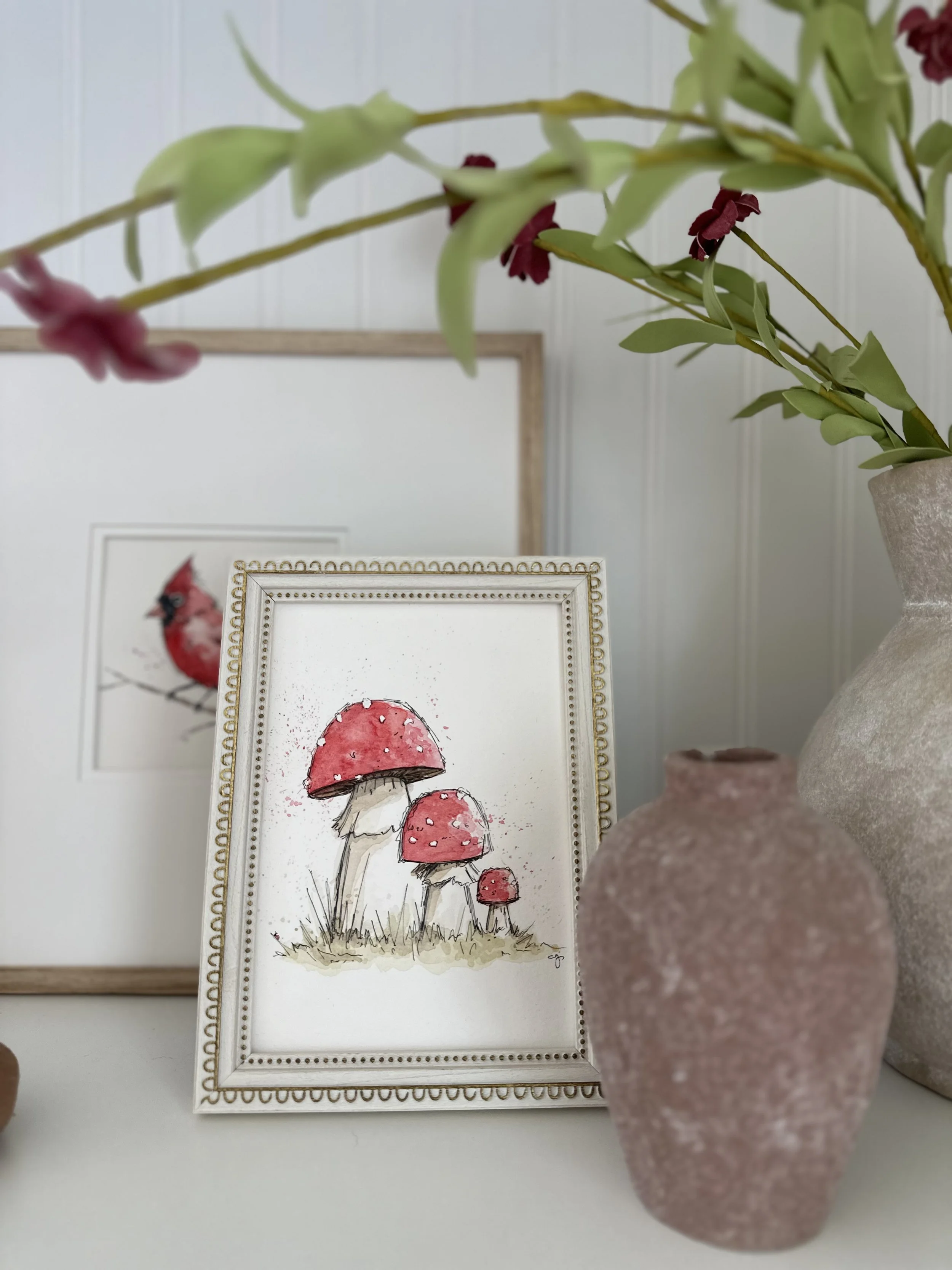 Toadstool - Framed Original