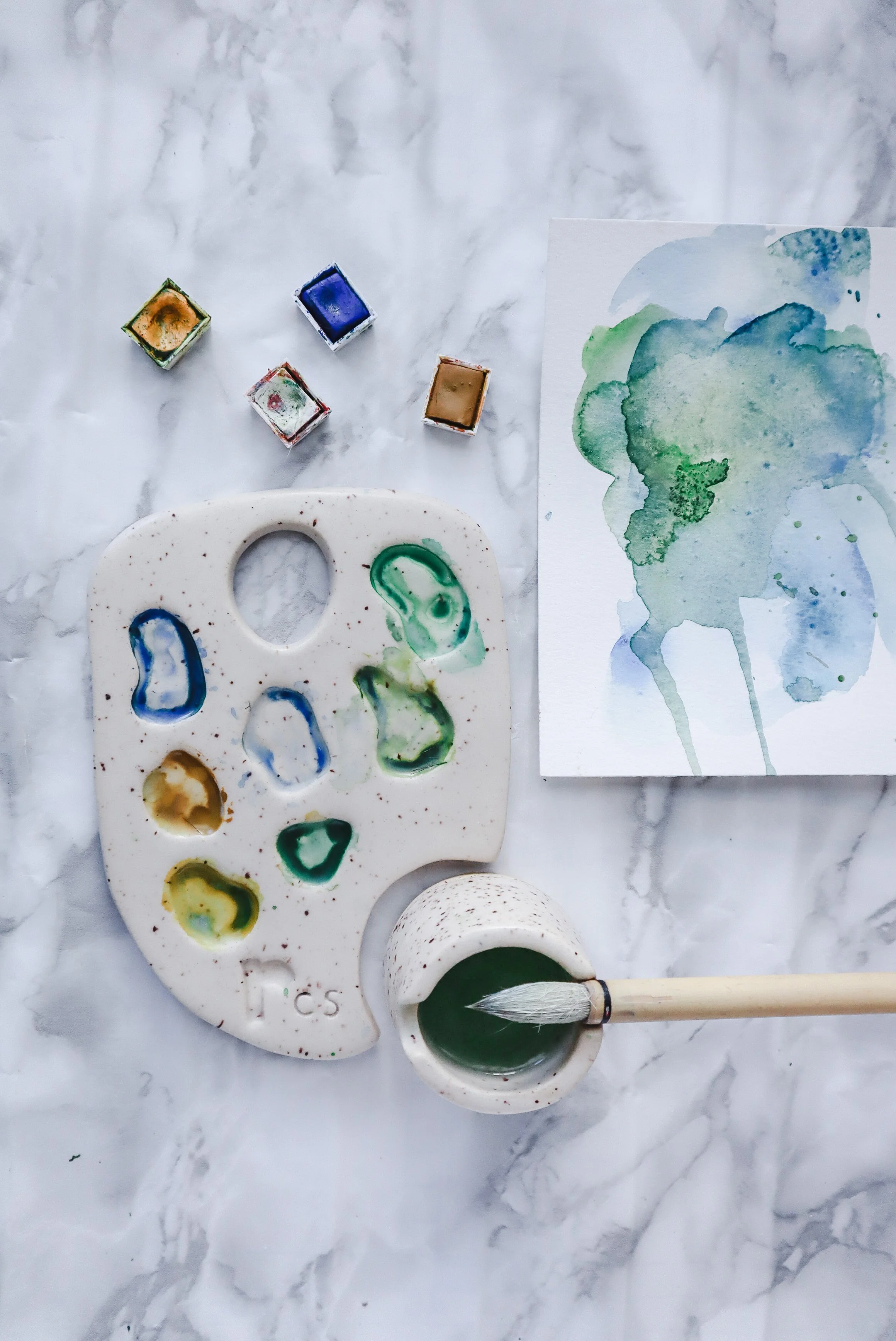 Painter's Palette Set Commission