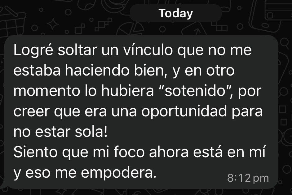 Testimonio WhatsApp