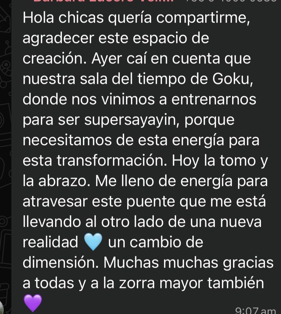 Testimonio WhatsApp