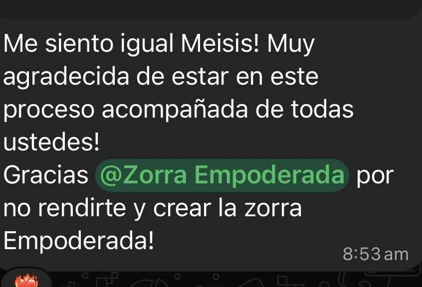 Testimonio WhatsApp