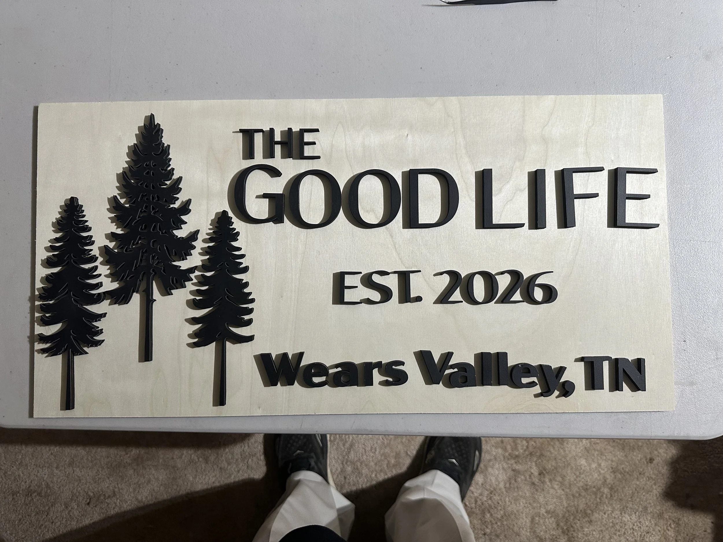 cabin sign. welcome sign. house sign