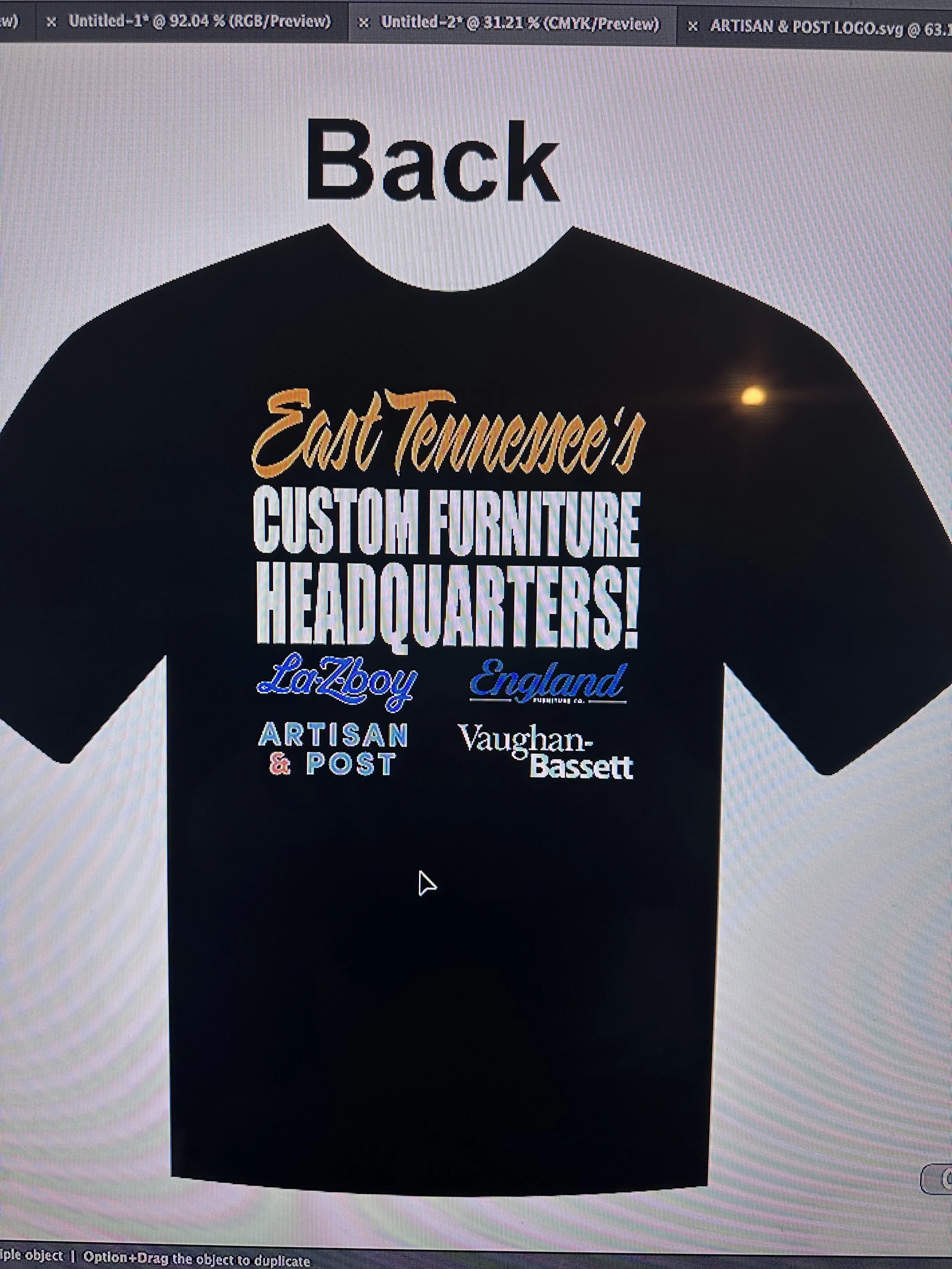 custom shirts. custom business shirts. business merch.
