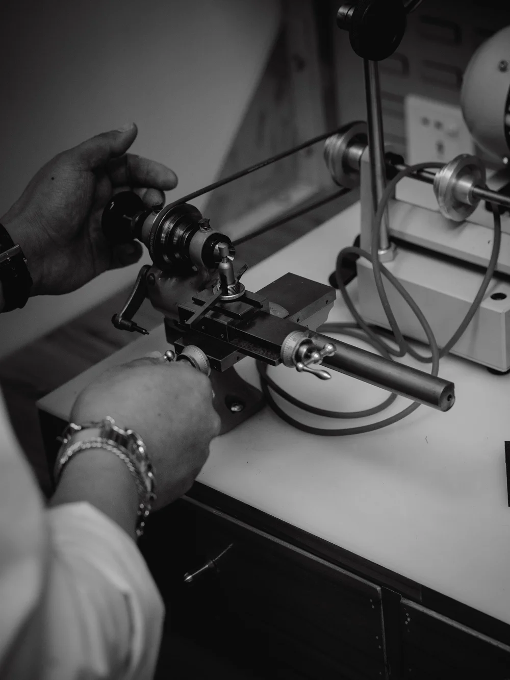 Meridian watchmaker at the workbench in Richmond