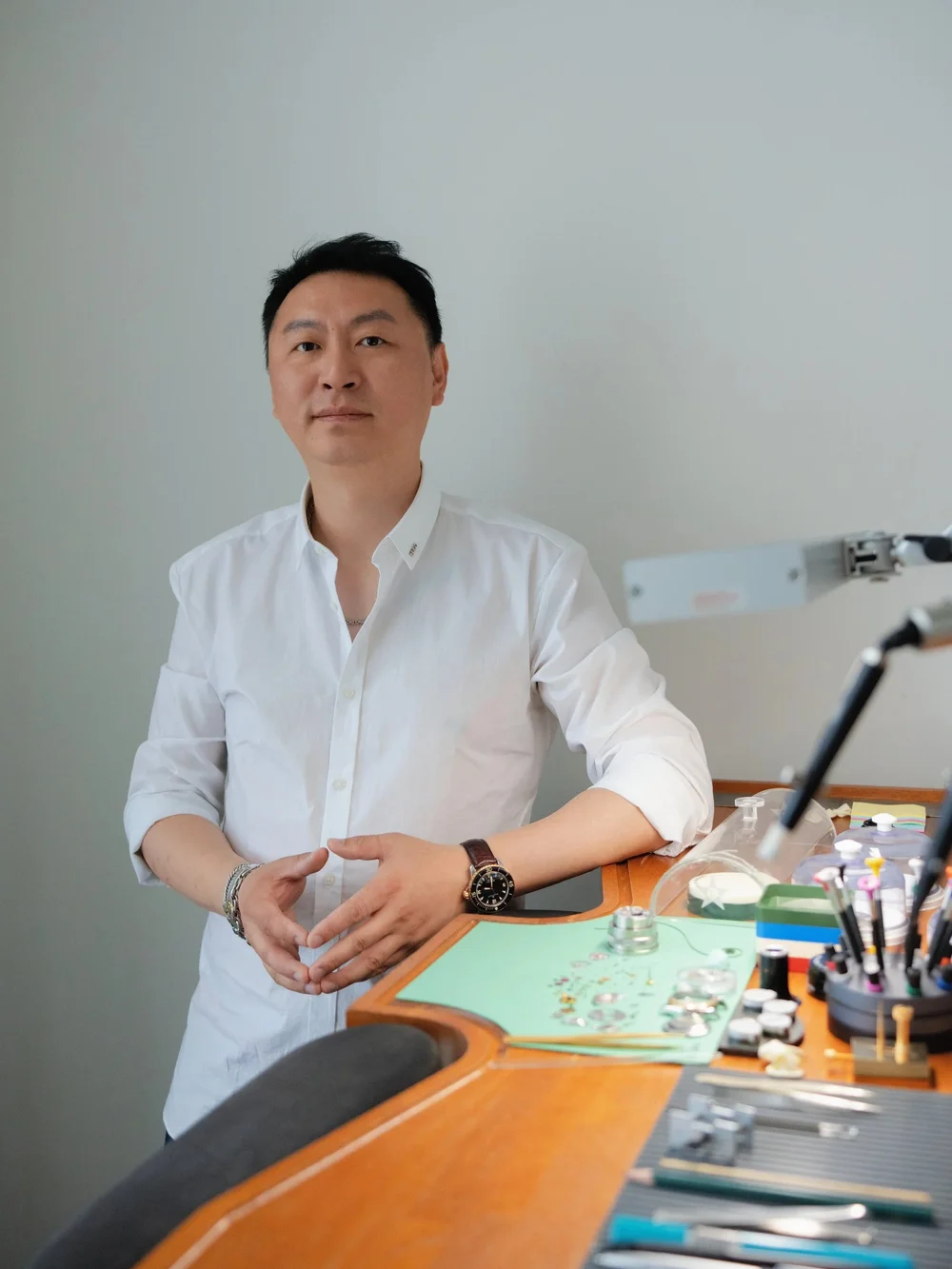 Meridian watchmaker working at the Richmond studio