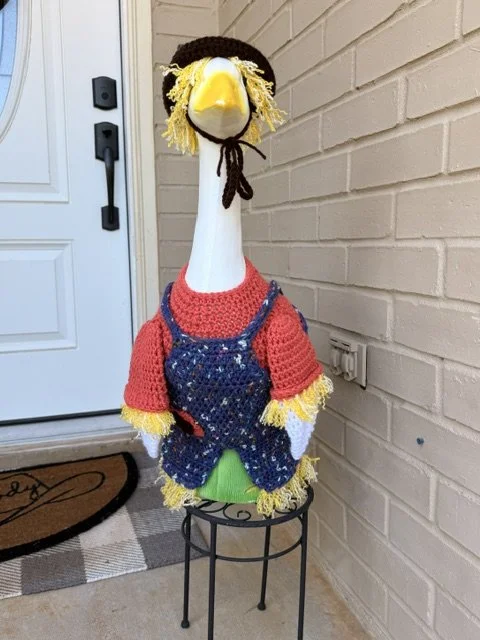 Overalls and hat crochet goose outfit.jpeg
