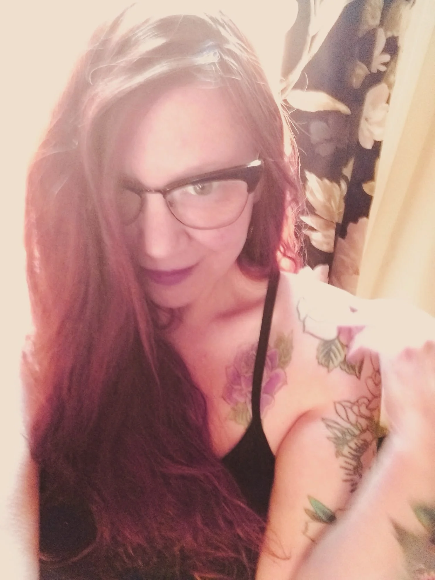 I like it when I find pictures I don&rsquo;t remember taking. 

Hemochromatosis is a cunt, but I do like my iron infused locks.