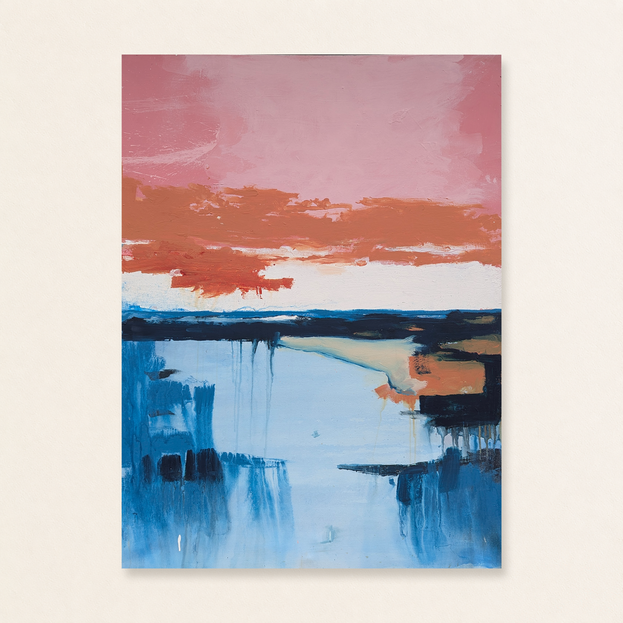 Low Tide Signal | Abstract Painting