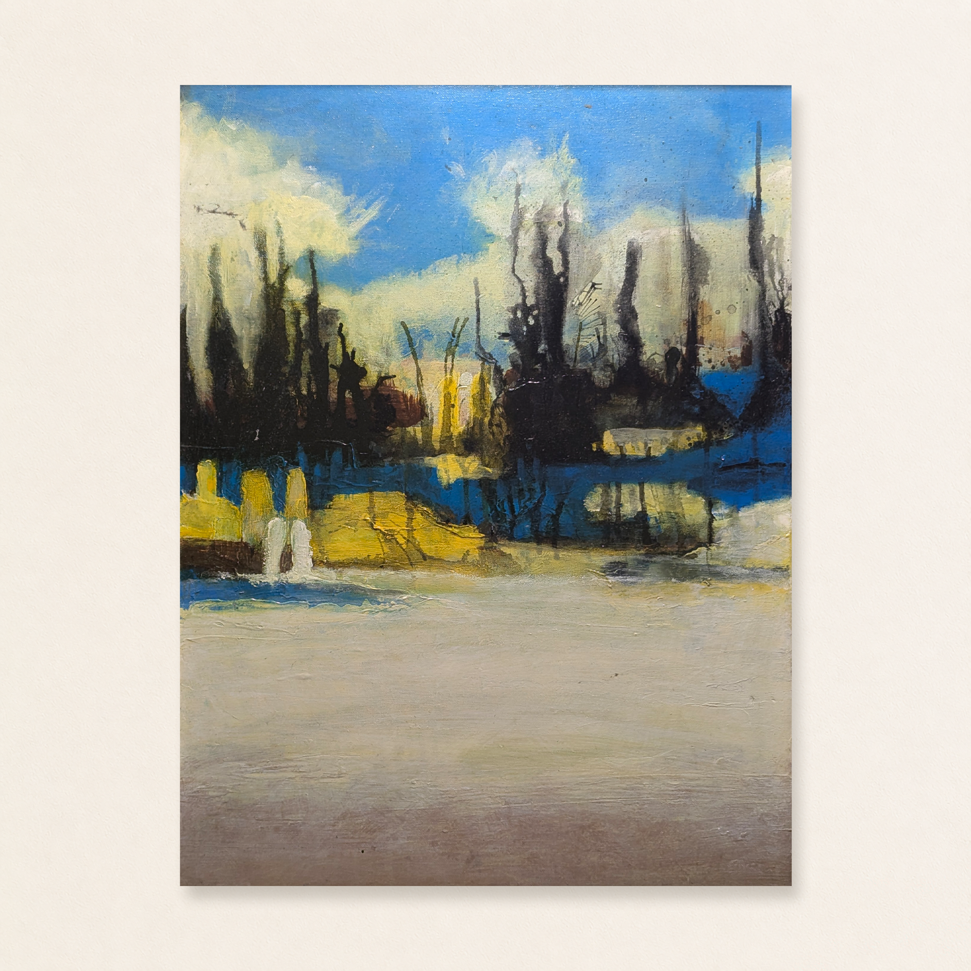 Harbor Noise | Abstract Painting
