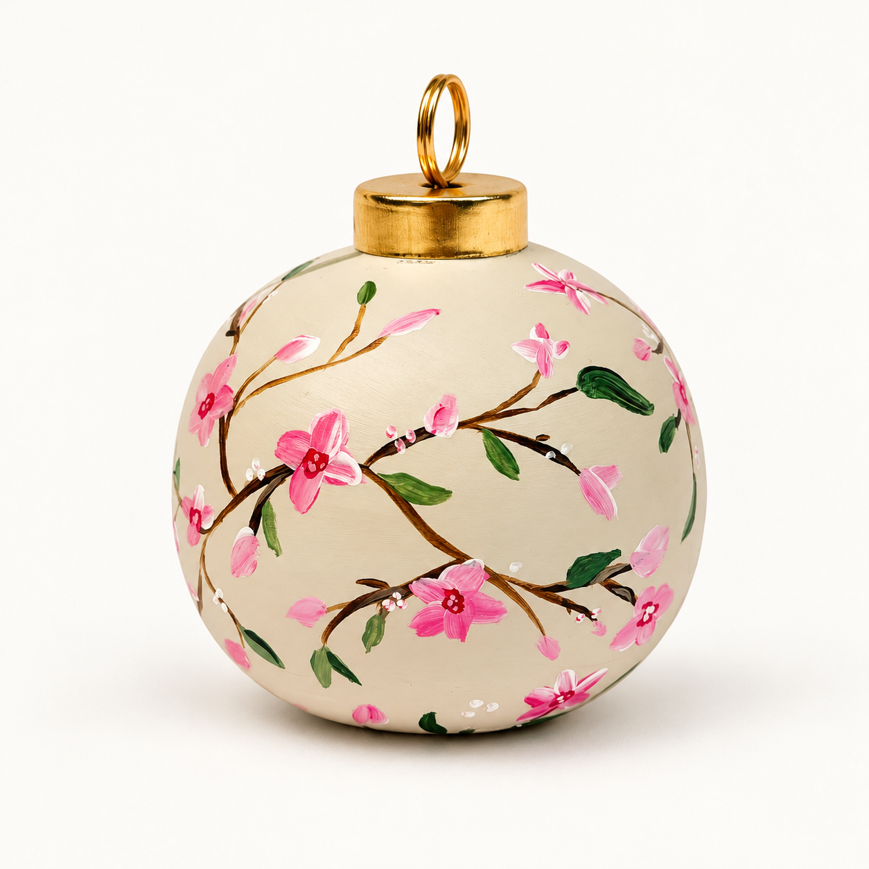Cream cherry blossom ornament.png