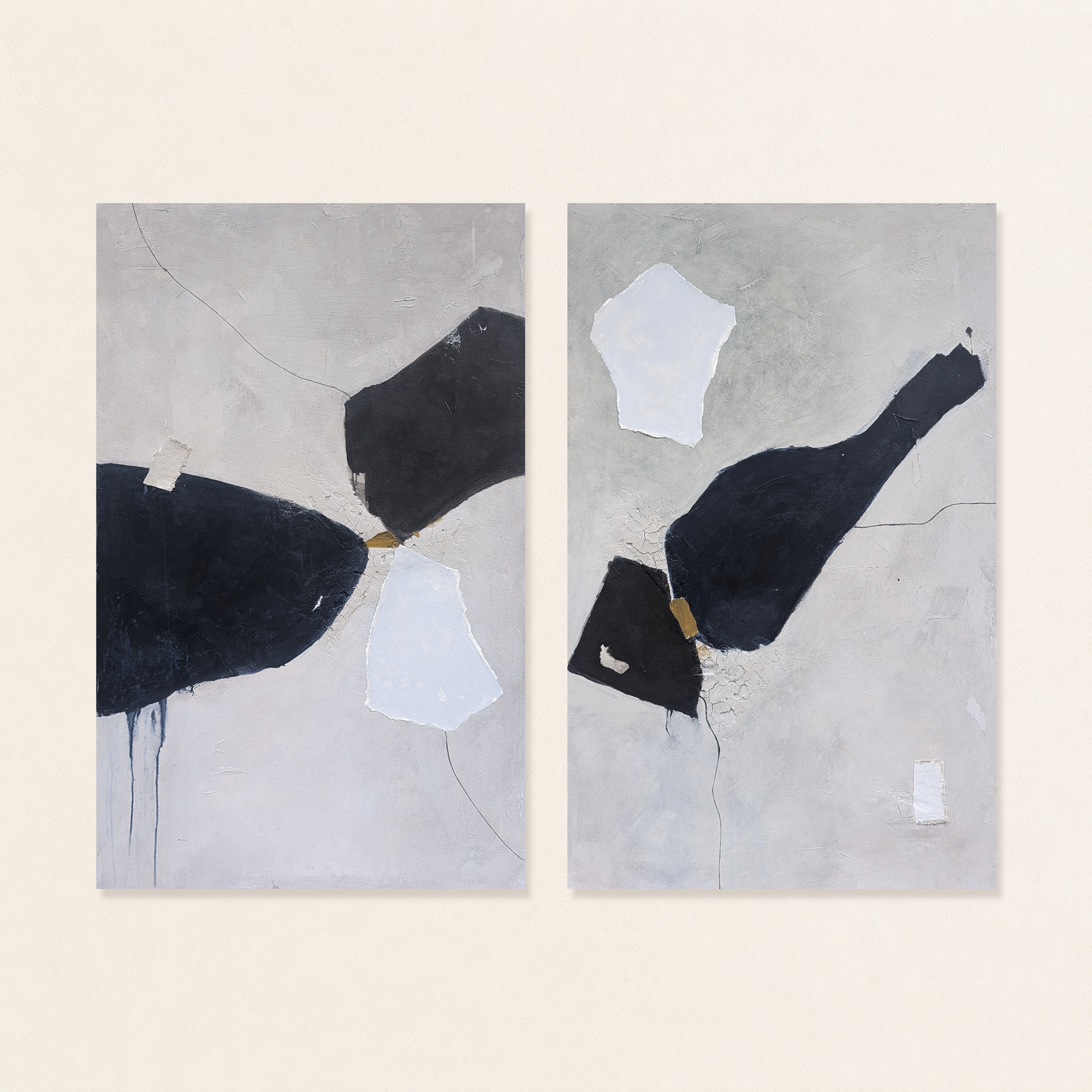 Counterweight No. 03 Diptych — 48x30 in.