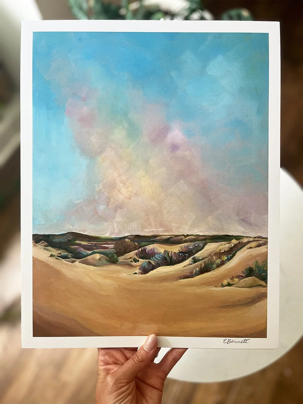 Dunes With Grass Print