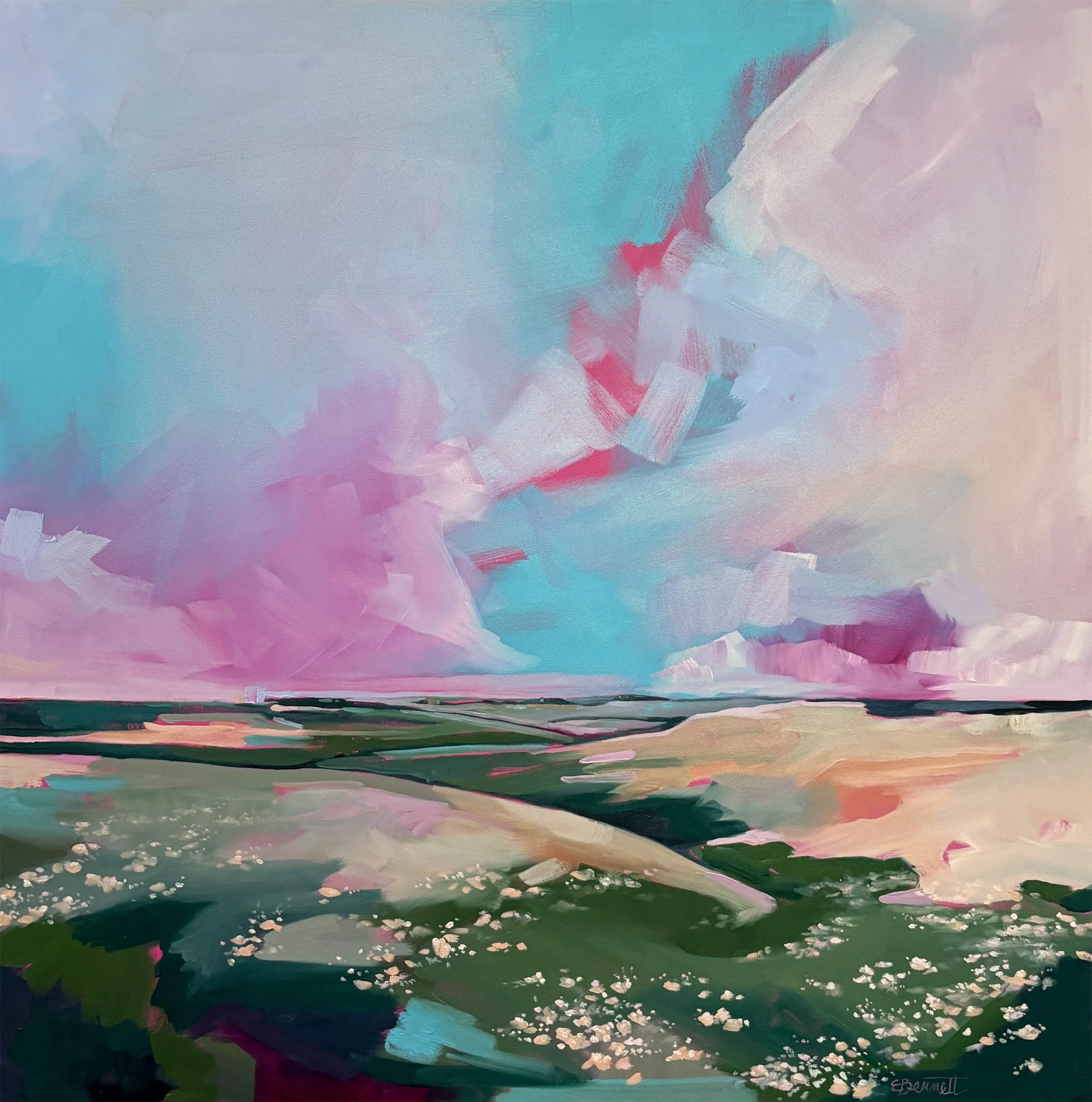 Prairie Bloom 36x36
