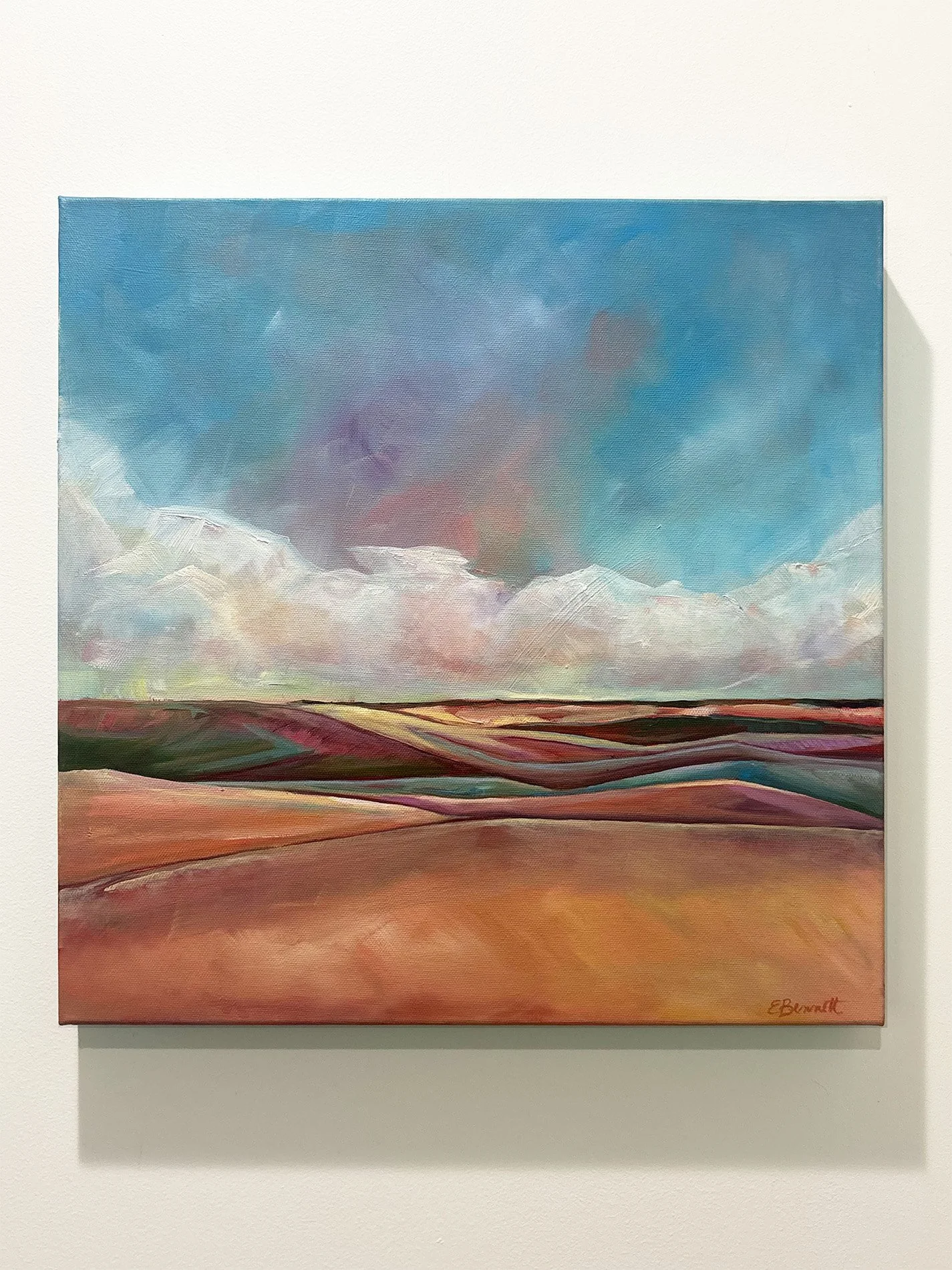 Dunes With Clouds 18x18