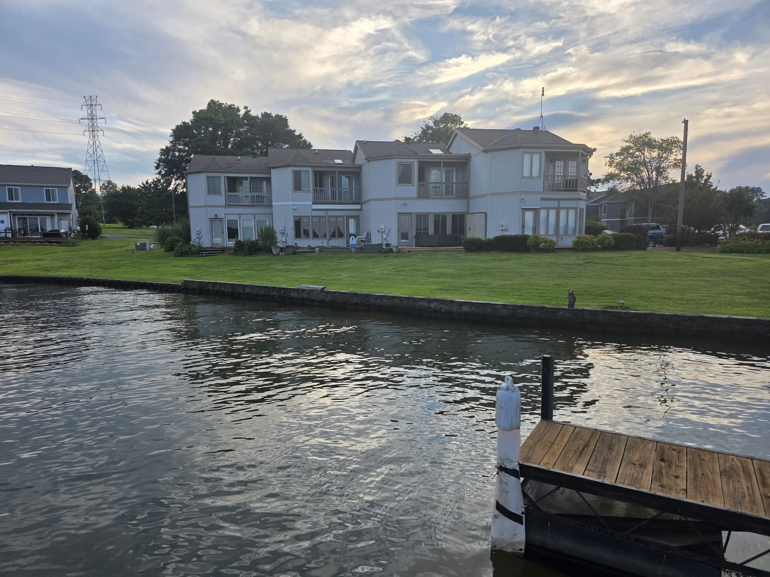 Waterfront townhouse community overlooking Lake Greenwood in Greenwood, South Carolina.