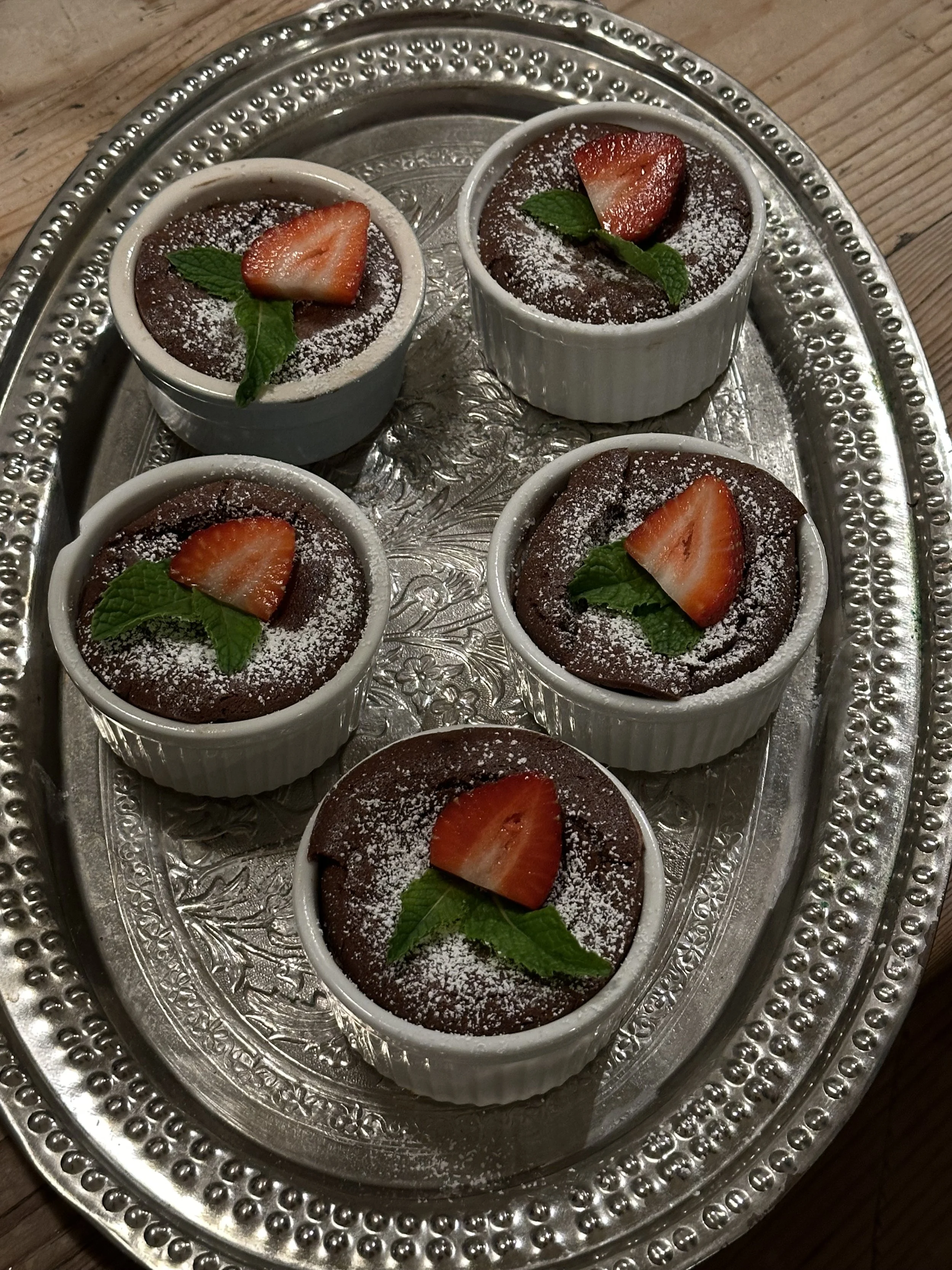 flourless chocolate lava cake