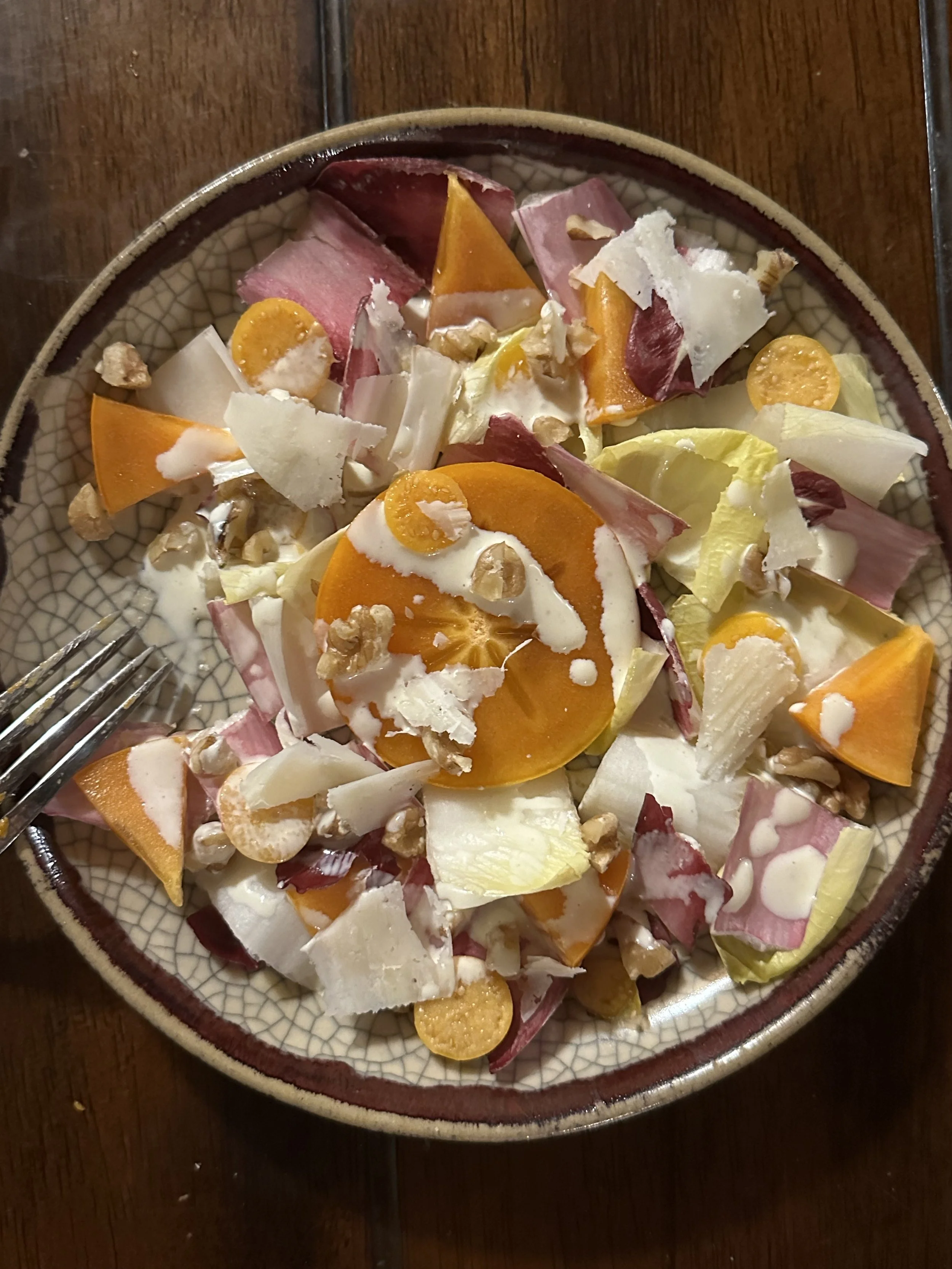 persimmon endive salad 