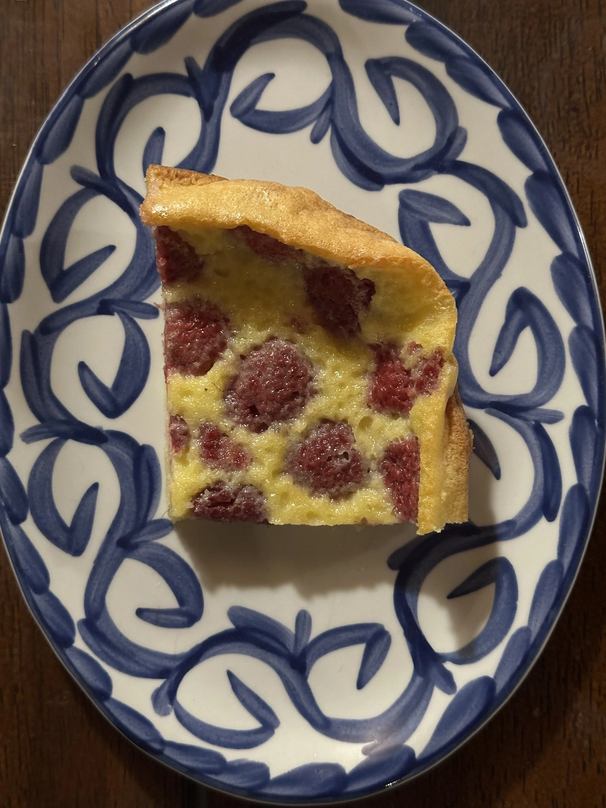 raspberry clafoutis