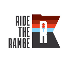 Graphic with a stylized K and the text 'Ride the Range'