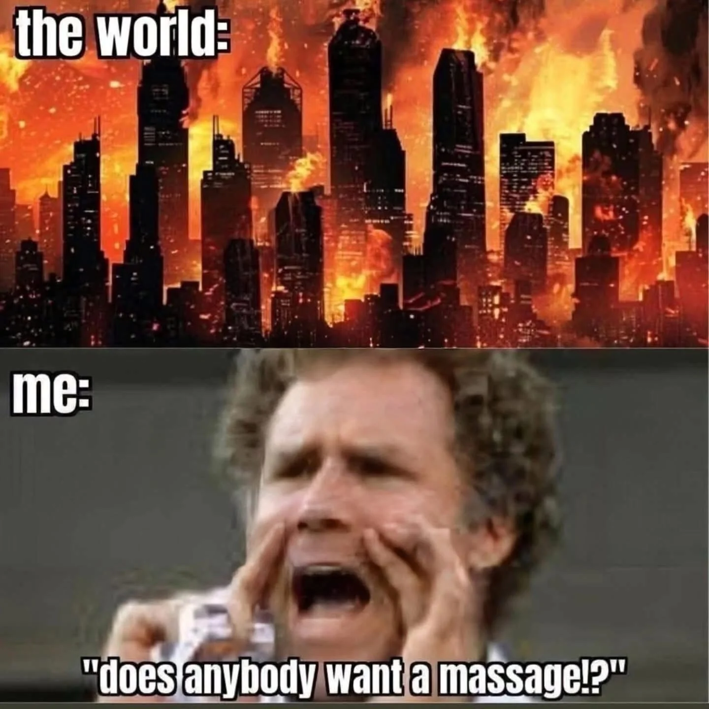 😂
We know you&rsquo;re stressed &amp; tense! 

Let us help you! 

We have the perfect space to unwind and the perfect skilled &amp; trained therapists to help you relax and address any chronic or acute pain you may be experiencing. 

📆Schedule onli