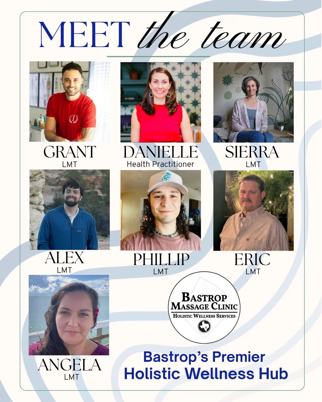 Meet our current staff! We strive to create a healthy working environment for our team, and promote in-house referrals to ensure that you get paired with the best match according to your needs and preferences. You can learn more about each therapist 