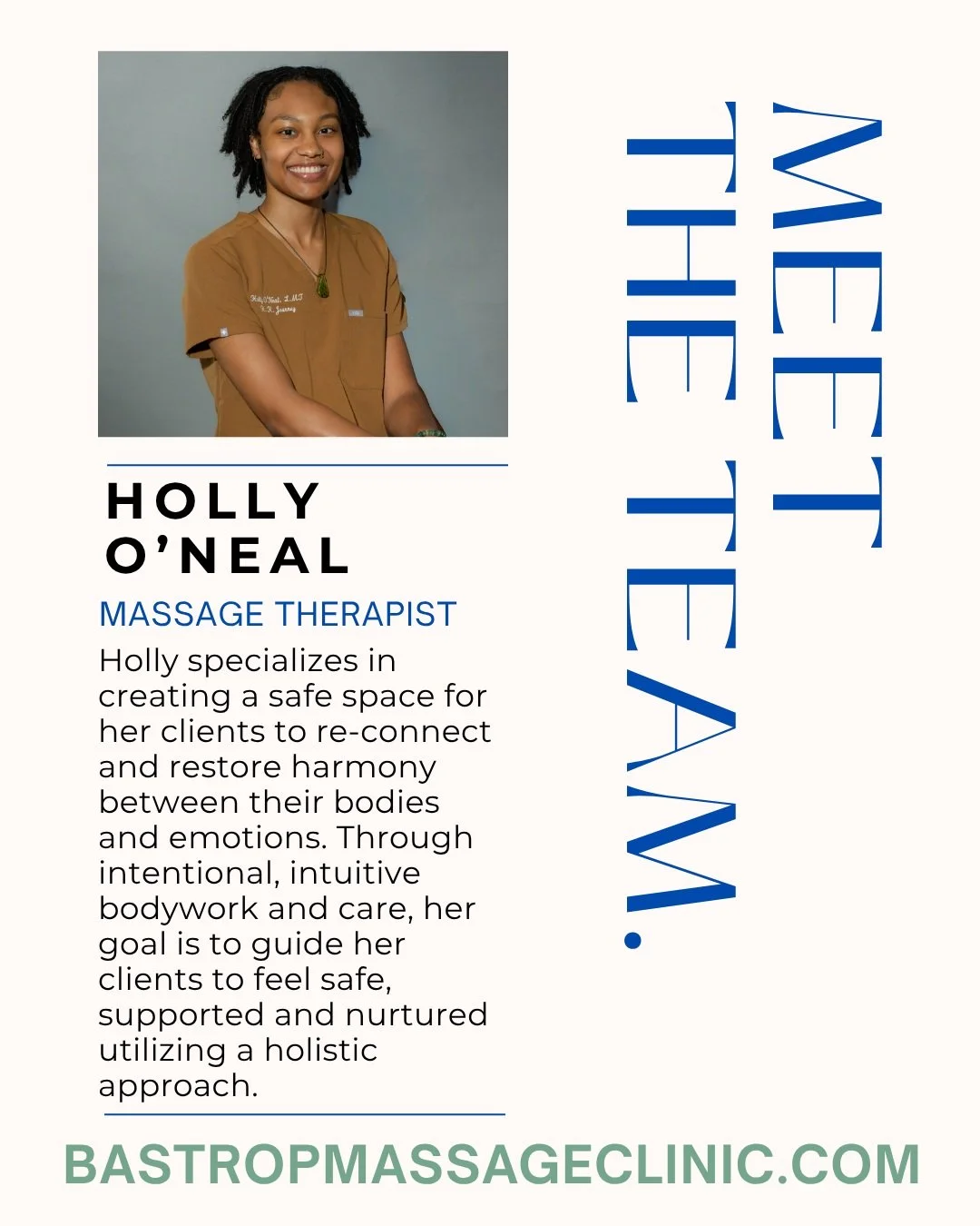 🌻Welcome to the team, Holly O'Neal! We are absolutely thrilled to introduce our newest licensed massage therapist to the Bastrop Massage Clinic family. 🤲🏾Holly specializes in creating a safe, nurturing space for her clients to reconnect and restor