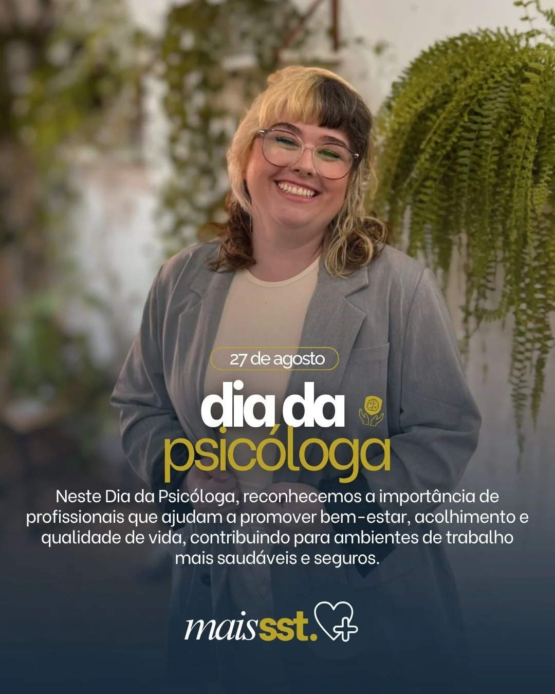 Hoje celebramos quem transforma a escuta em cuidado.

A sa&uacute;de mental &eacute; parte essencial da sa&uacute;de e seguran&ccedil;a no trabalho. Ter espa&ccedil;os de acolhimento, di&aacute;logo e acompanhamento psicol&oacute;gico contribui para 