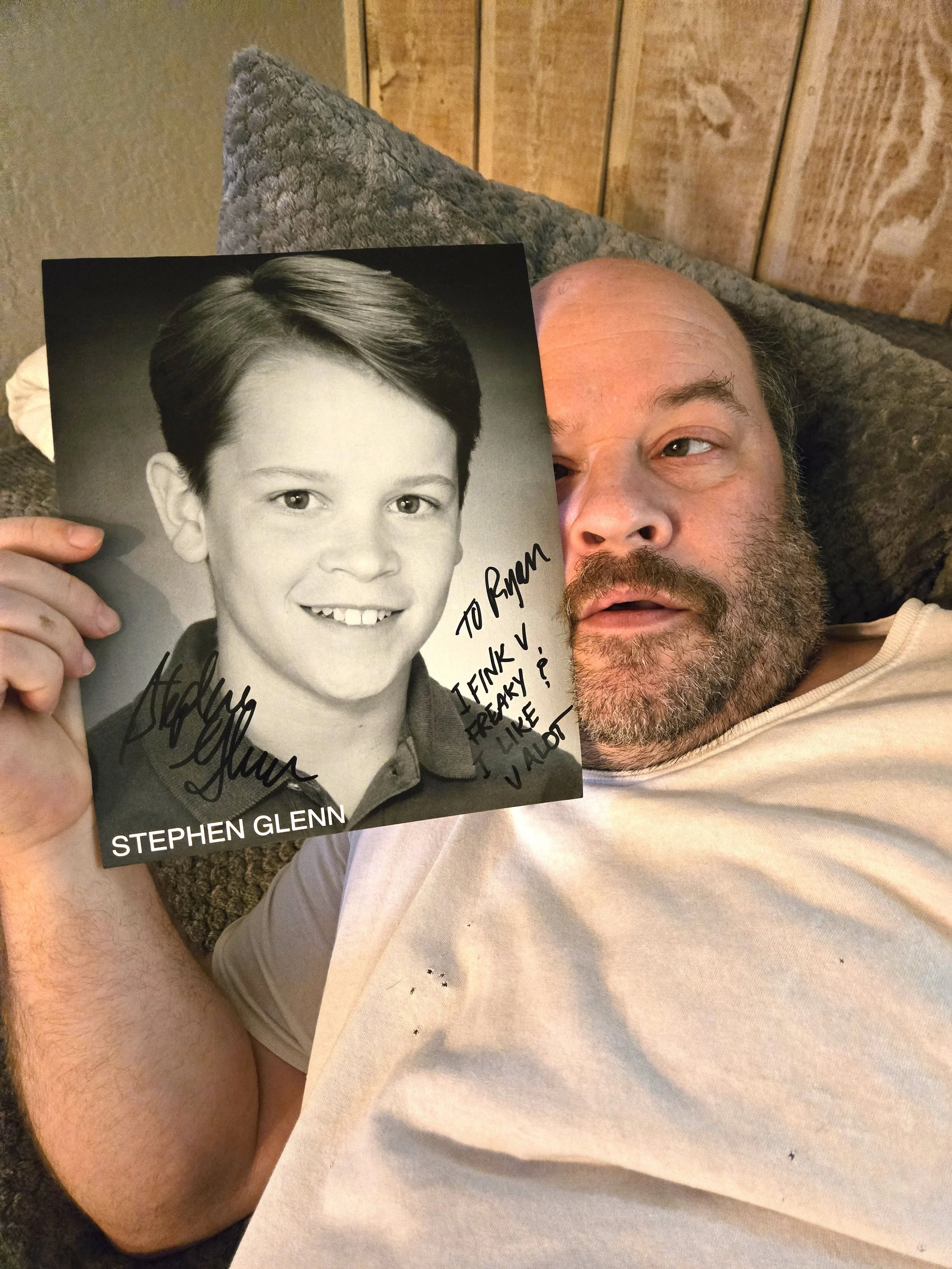 Stephen Glenn Personalized Video & Child Star Headshot