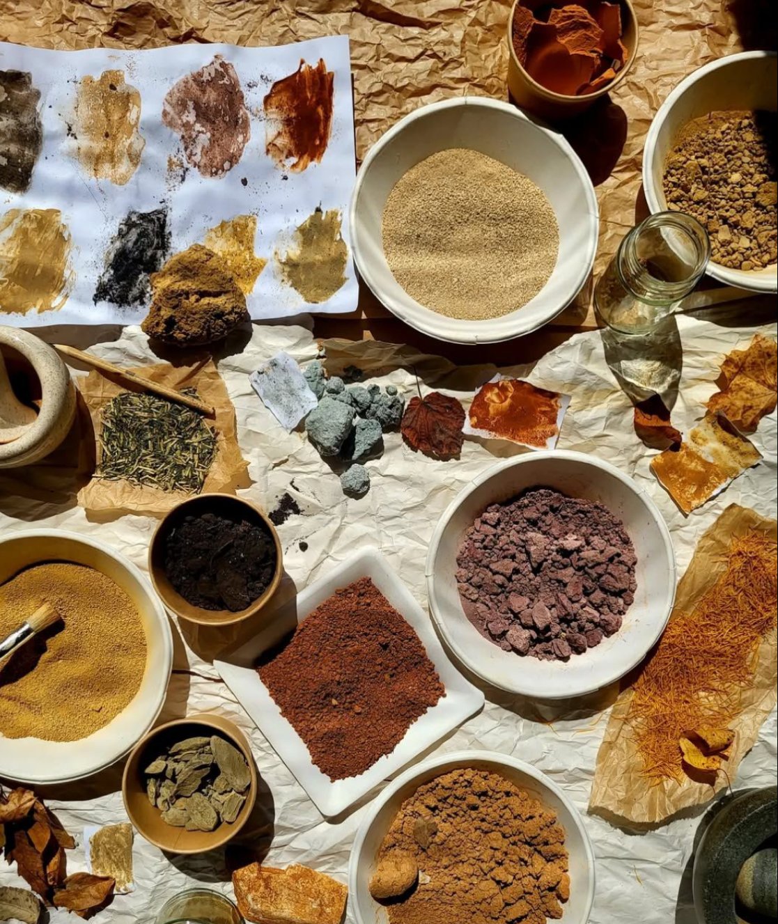 My pigment making process