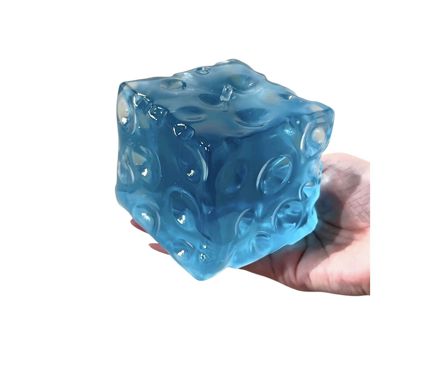 Cheese Vaseline Stress Cube Squishy