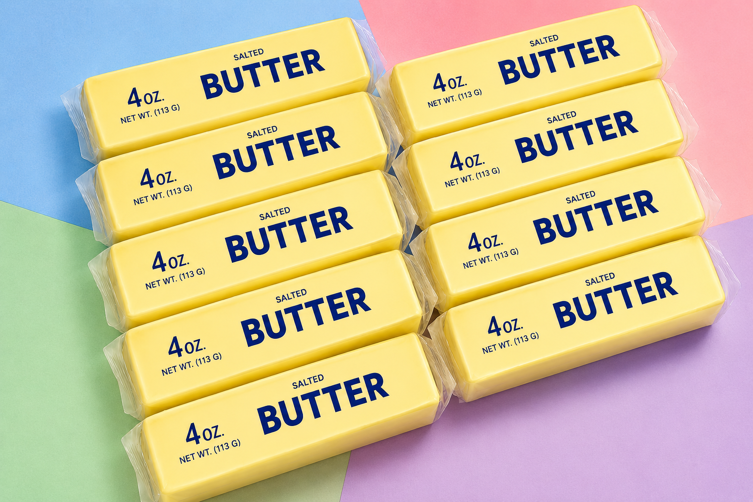 Salted Butter Squishy fidget toy. Shop viral Butter Squishies in Canada at Squishytopia.ca.
