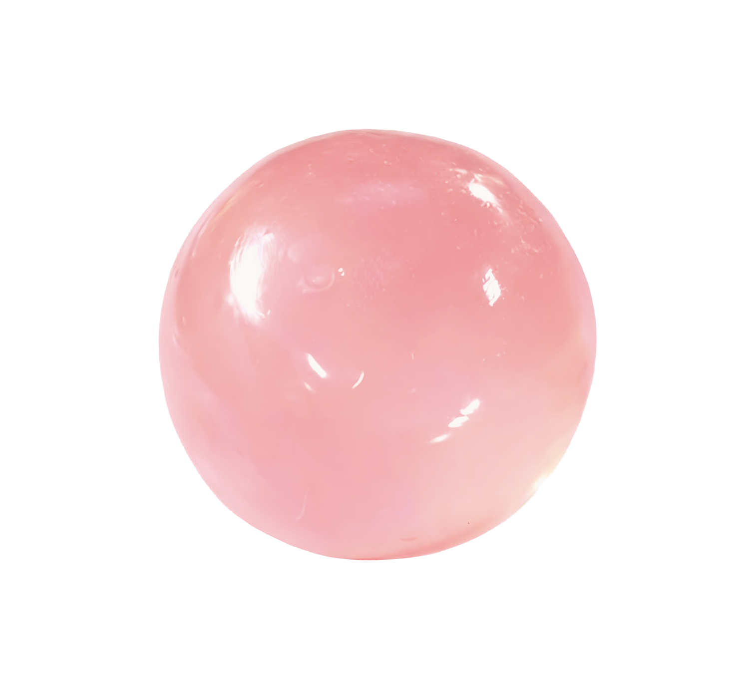 Pink Squishy Coconut Oil Ocean Jelly Stress Ball