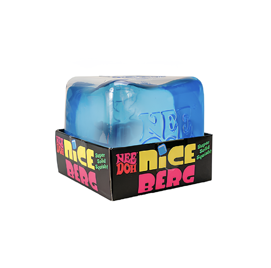 PREORDER - NeeDoh® Nice Berg GIANT Blue Squishy Fidget Cube