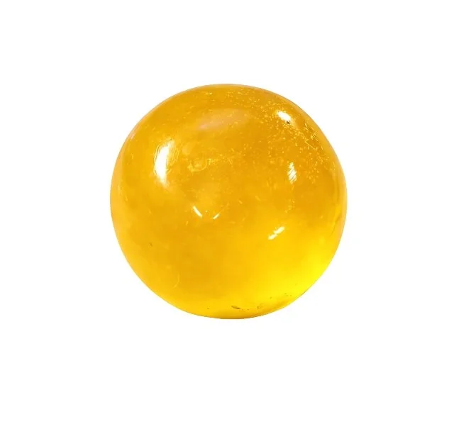 Yellow Squishy Coconut Oil Ocean Ball