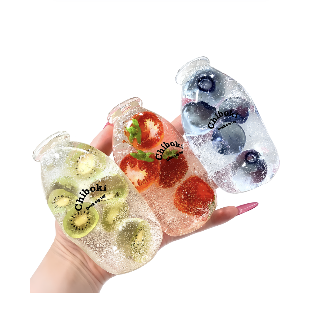 Chiboki Squishy Drink Bottle Series - Moldable Non-Rebound