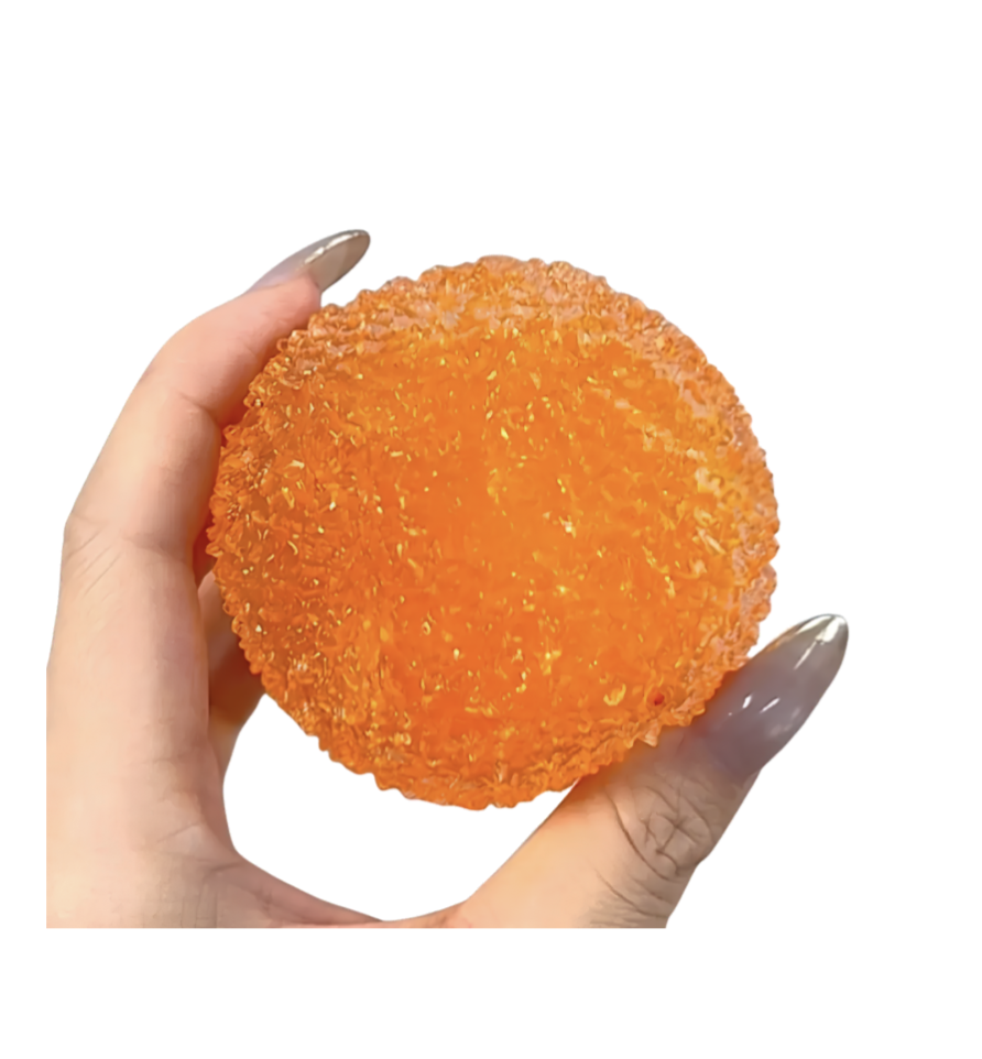 Orange Slushy Ice Crunch Squishy