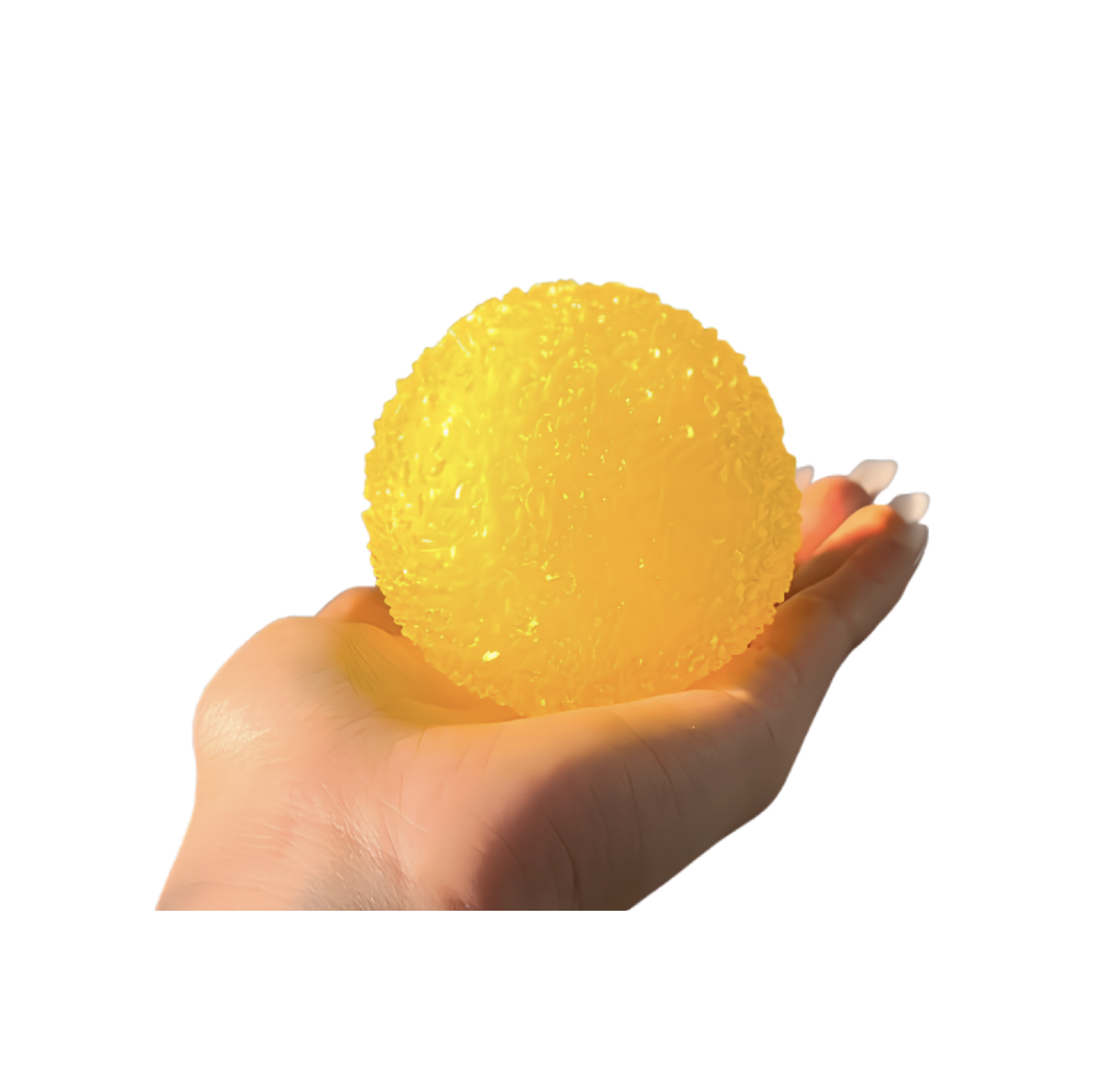 Yellow Slushy Ice Crunch Squishy