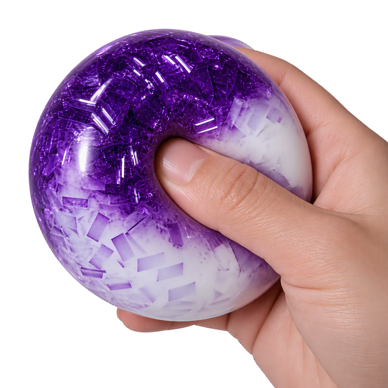Glacier Slow-Rise Stress Ball