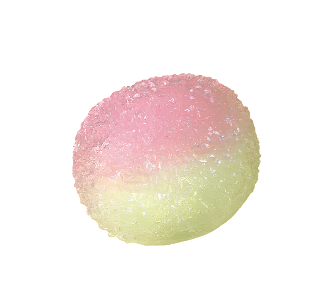 Papaya Pink & Green Slushy Squishy