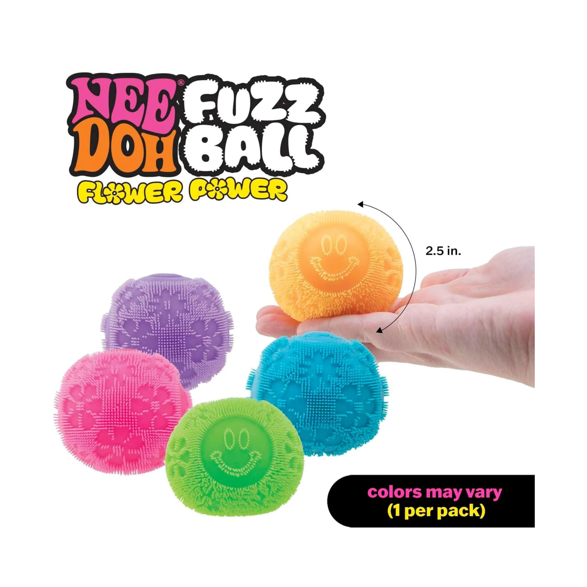 Pre-Order l NeeDoh® Fuzz Ball Flower Power