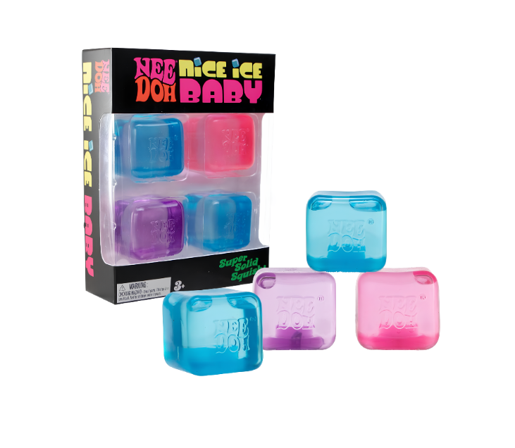 NeeDoh Nice Ice Baby Teenie Multipack -  4 Assorted Colour
