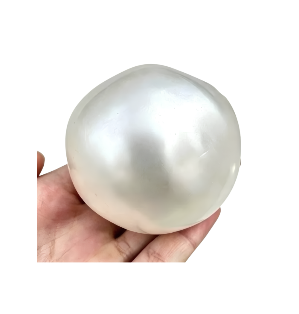 White Squishy Coconut Oil Ball
