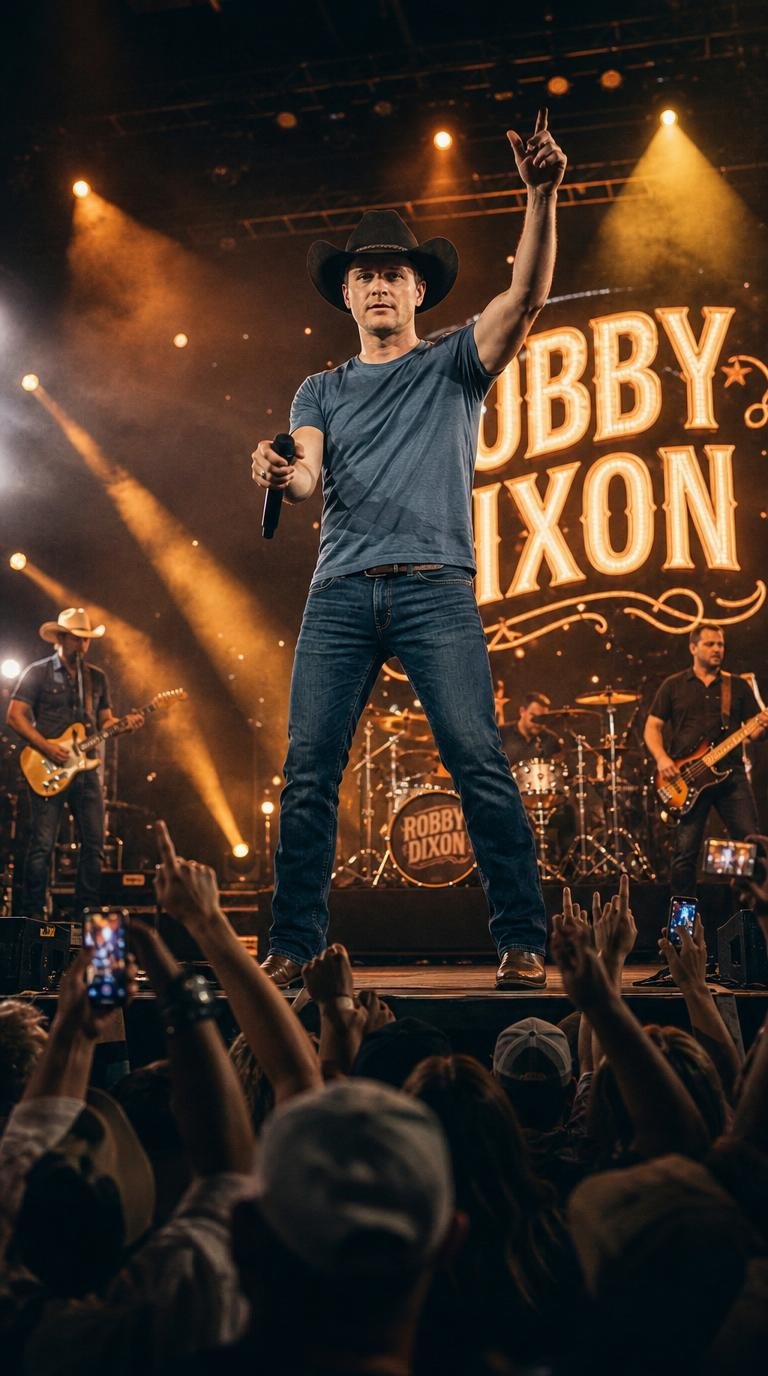 Robby Dixon, independent country artist on Mythic Media Entertainment, St. Louis Missouri
