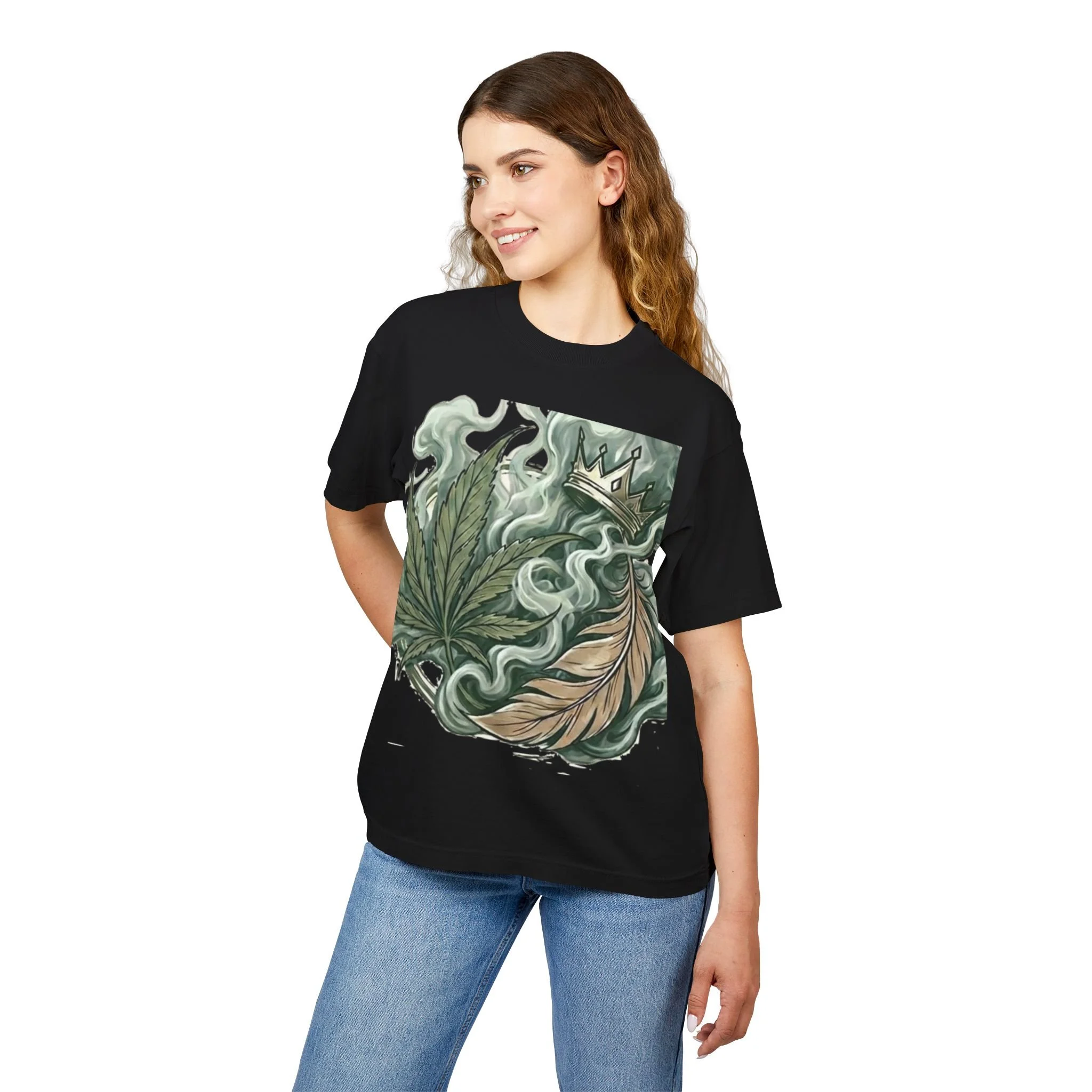 Broken Beats Unisex Weed Heavy T-shirt